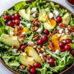 Juicy Christmas Salad with Honey Mustard Dressing Juicy Christmas Salad with Honey Mustard Dressing