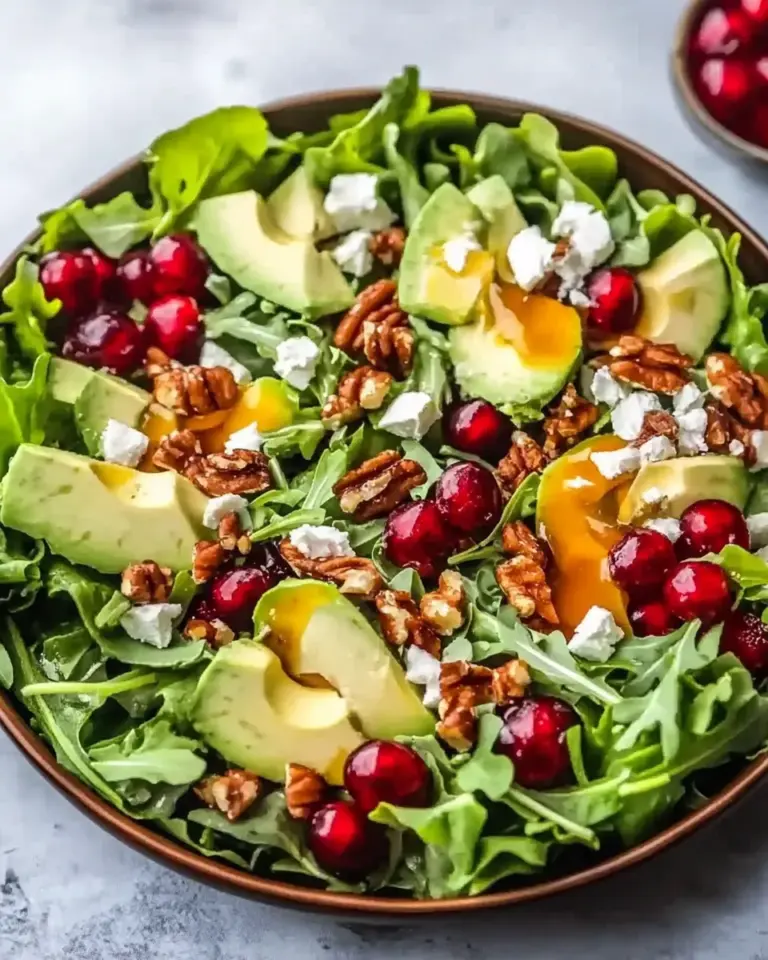 Juicy Christmas Salad with Honey Mustard Dressing