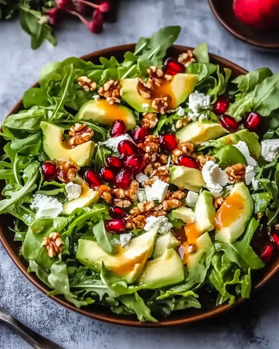 Juicy Christmas Salad with Honey Mustard Dressing Juicy