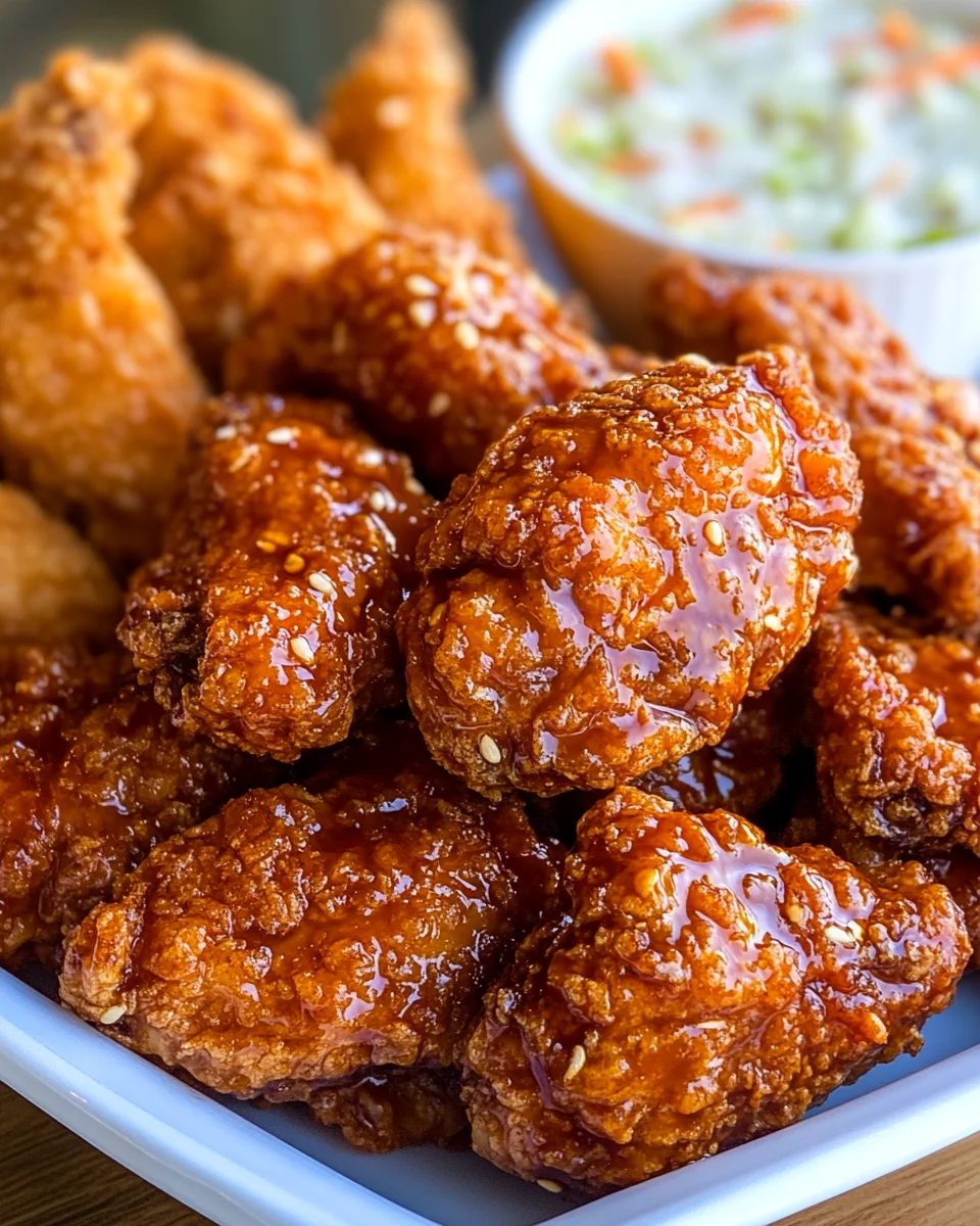 Korean Fried Chicken (Yangnyeom Chicken) Korean