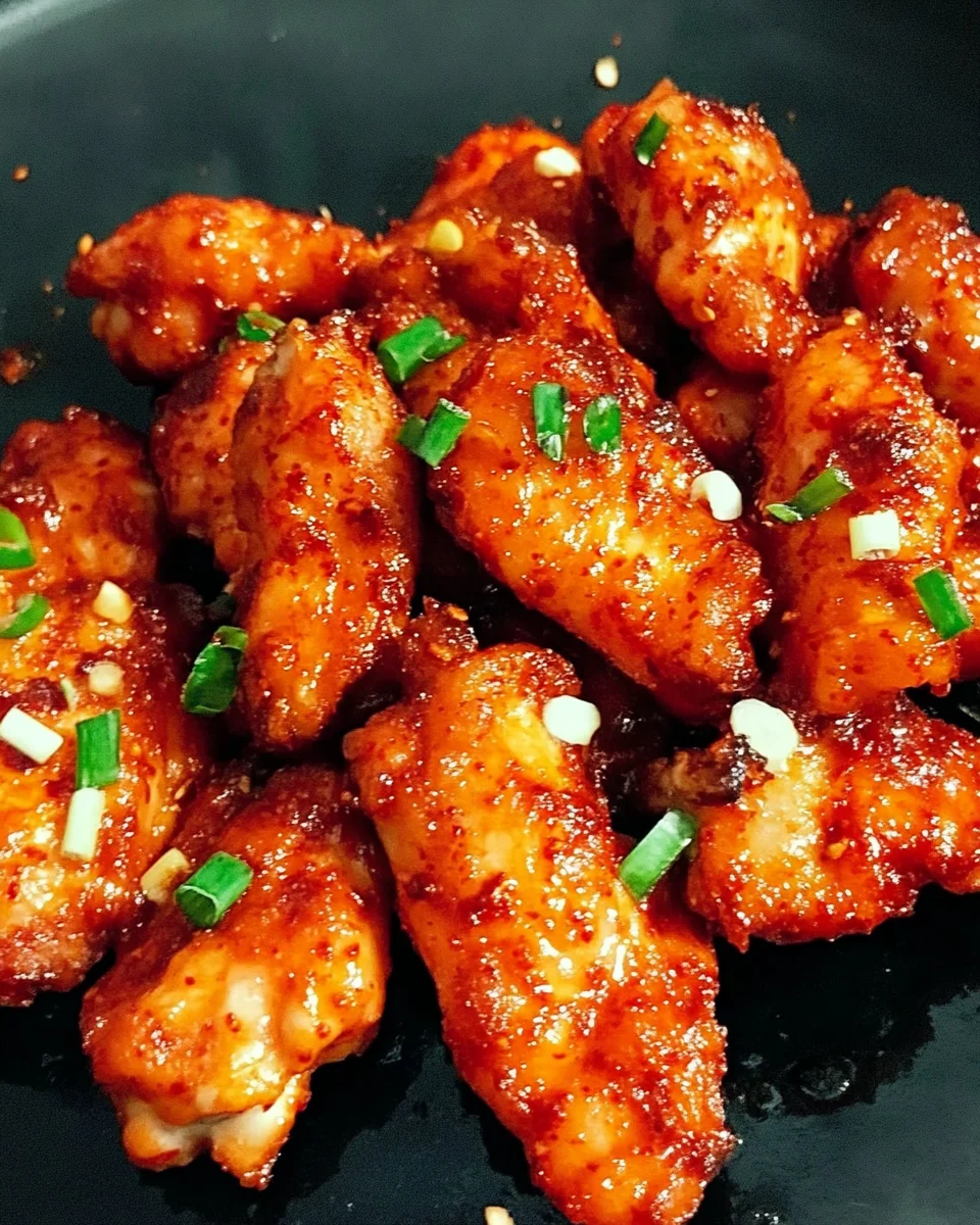 Korean Spicy and Sweet Fried Chicken Korean