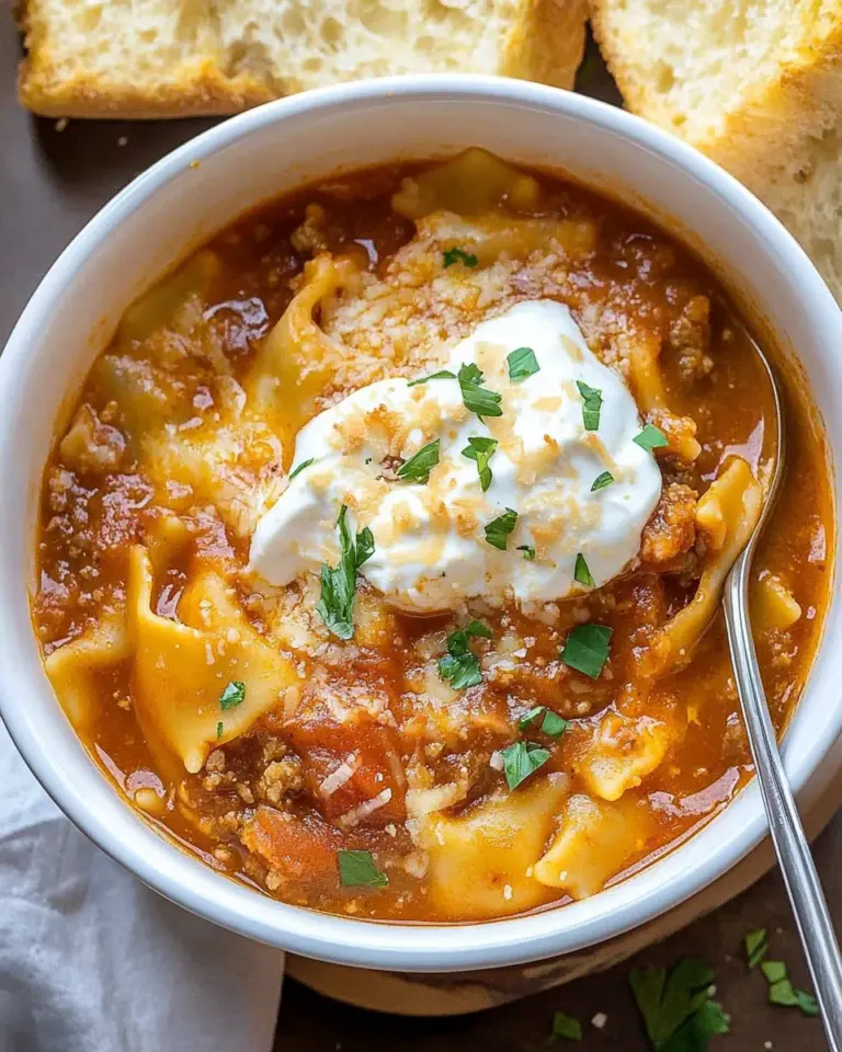 Lasagna Soup
