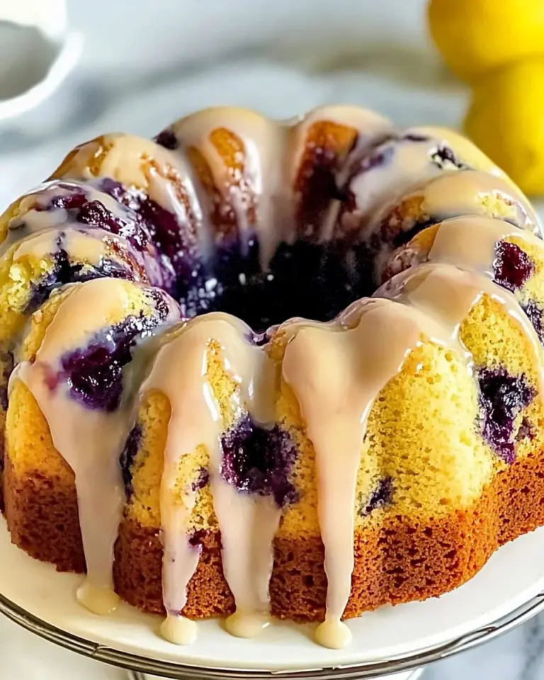 Lemon Blueberry Pound Cake