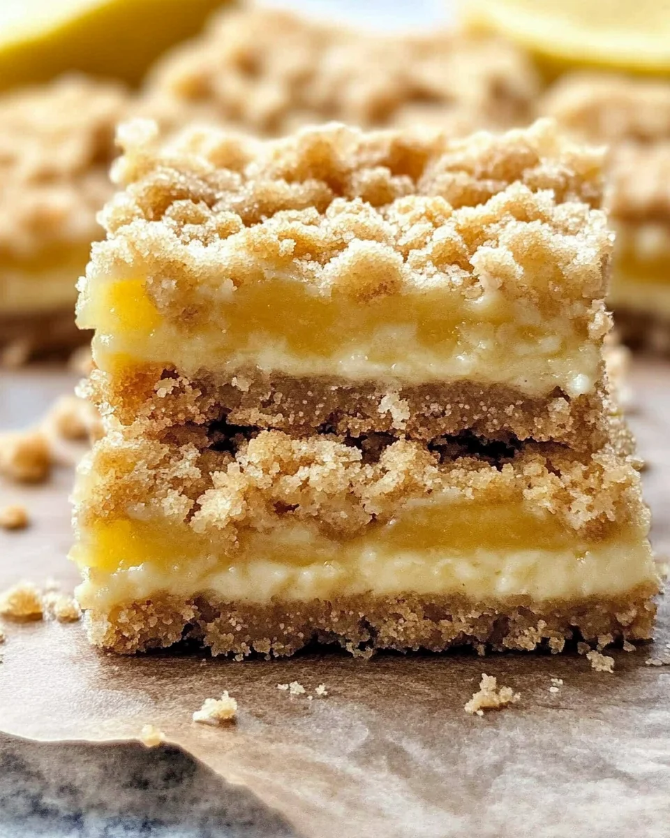Lemon Crumb Bars Lemon