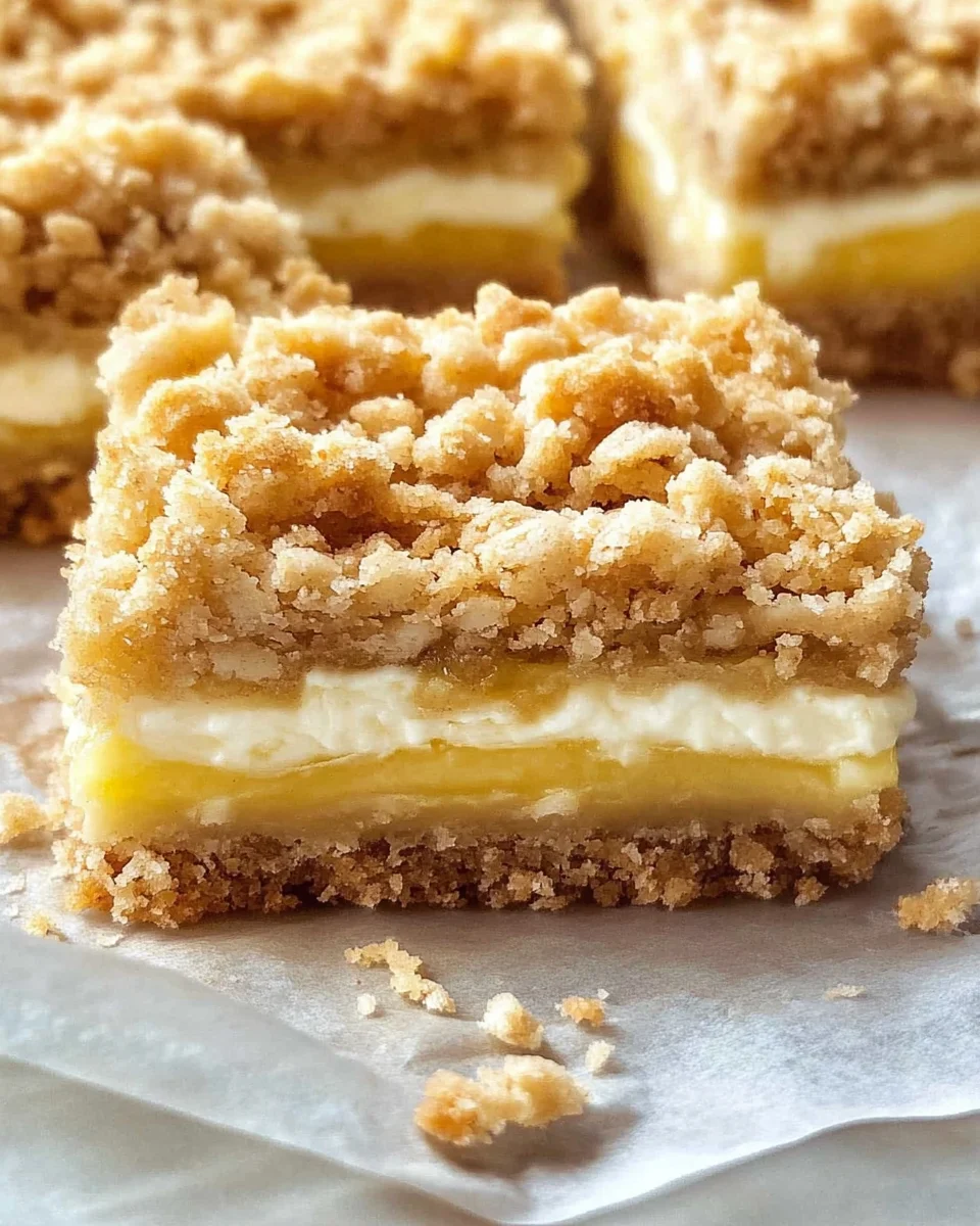 Lemon Crumb Bars Lemon