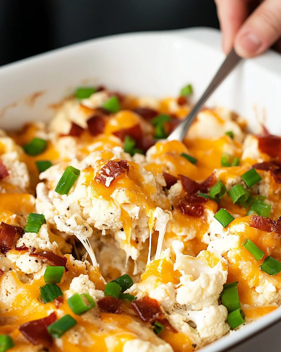 Loaded Cauliflower Casserole