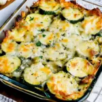 Low-Carb Easy Cheesy Zucchini Bake