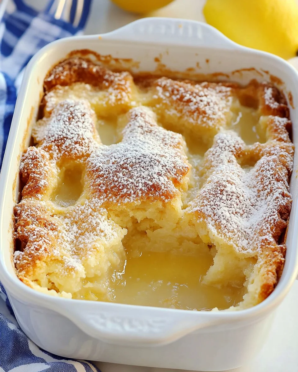Magic Lemon Cobbler Magic