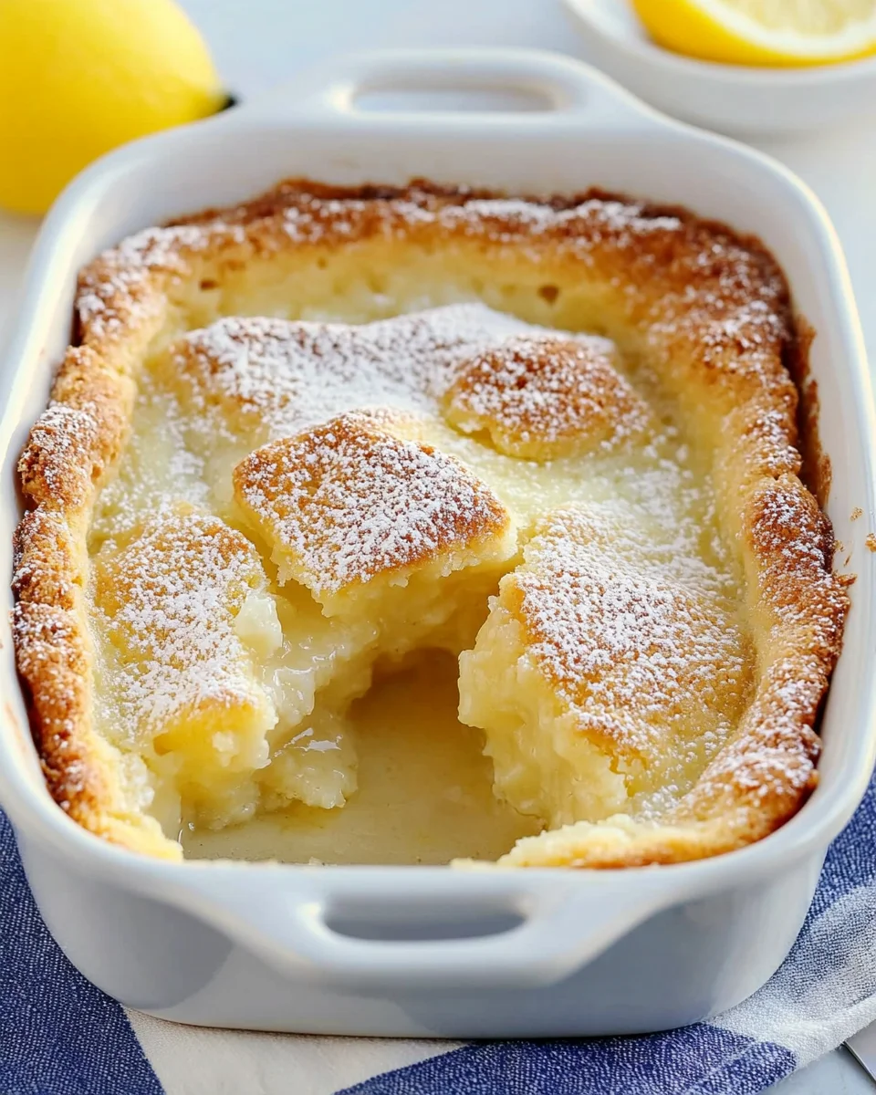 Magic Lemon Cobbler Magic