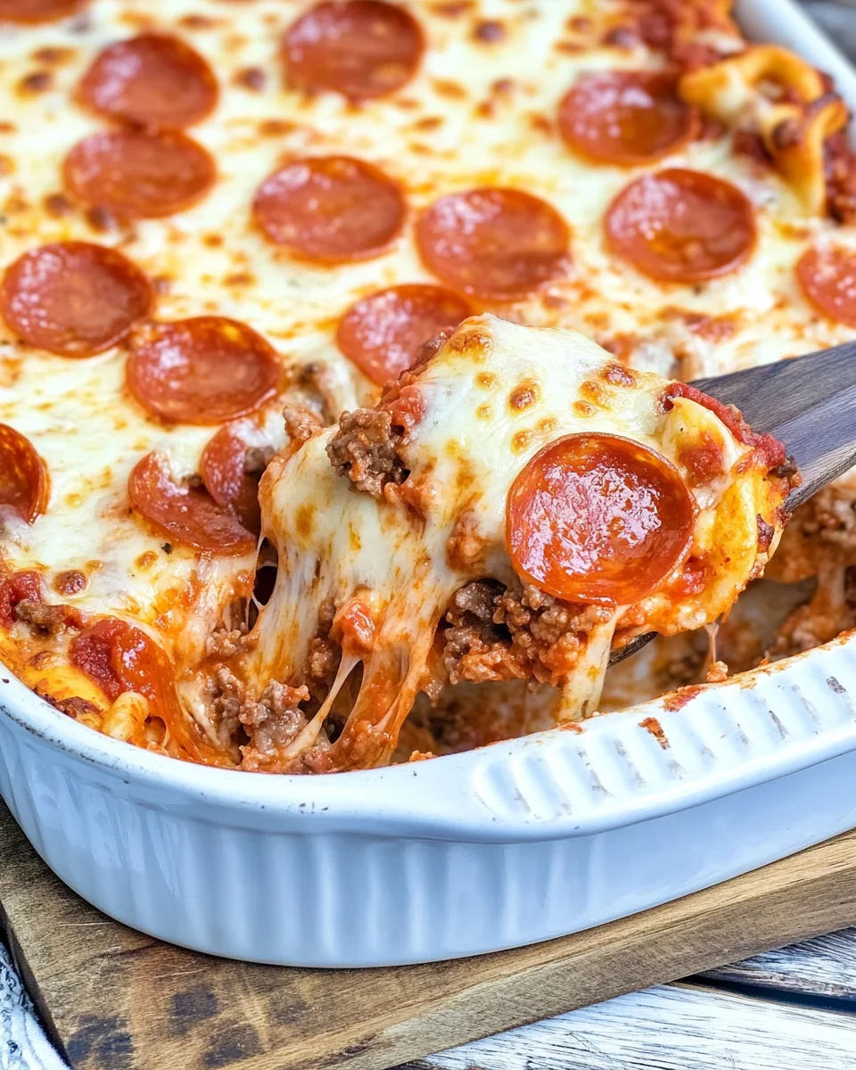 Meat Lover’s Pizza Casserole Meat