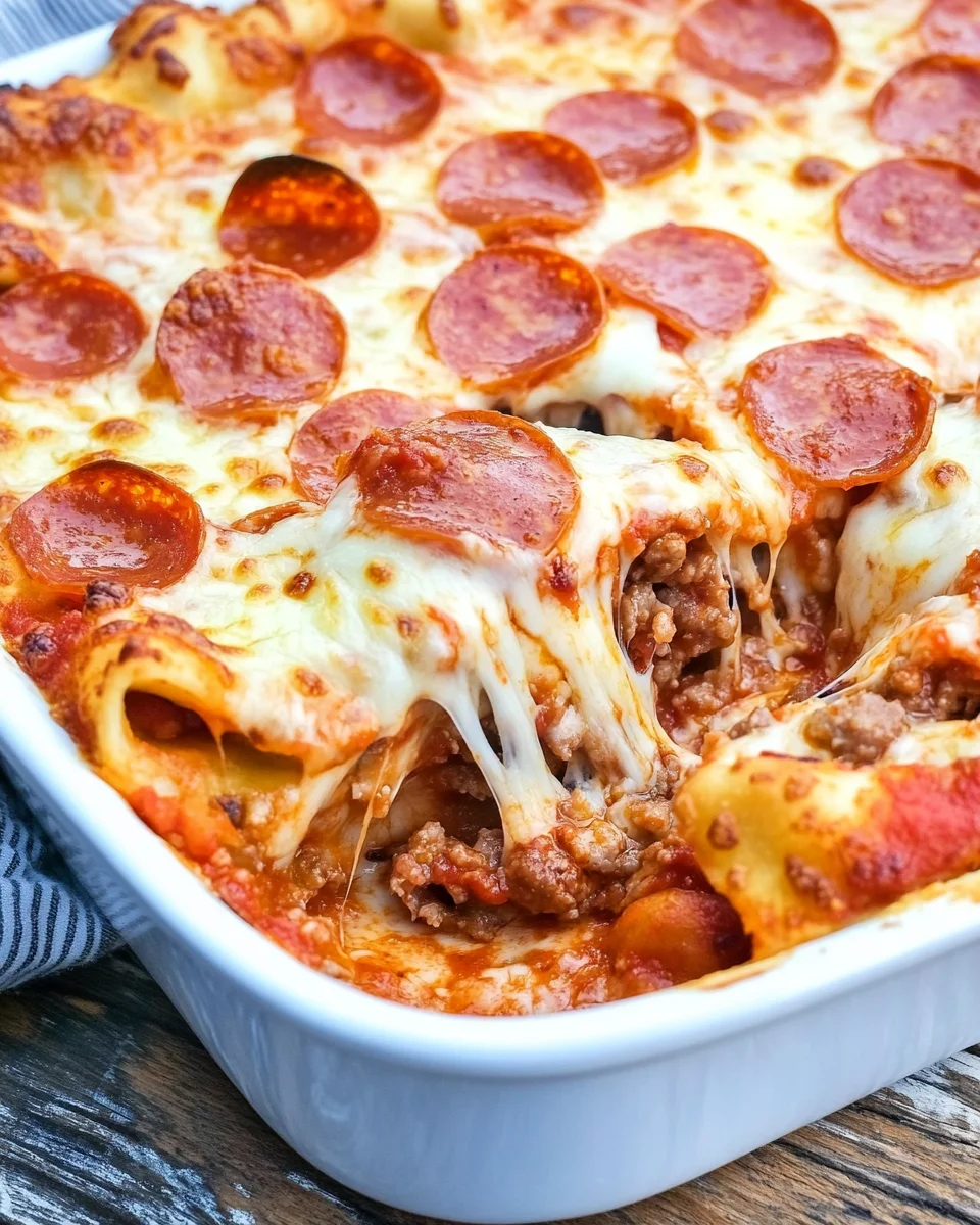 Meat Lover’s Pizza Casserole Meat