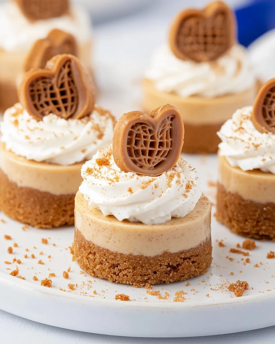 Mini Biscoff Cheesecakes