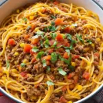 One Pot Taco Spaghetti One Pot Taco Spaghetti