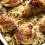 Oven-Baked Chicken and Rice