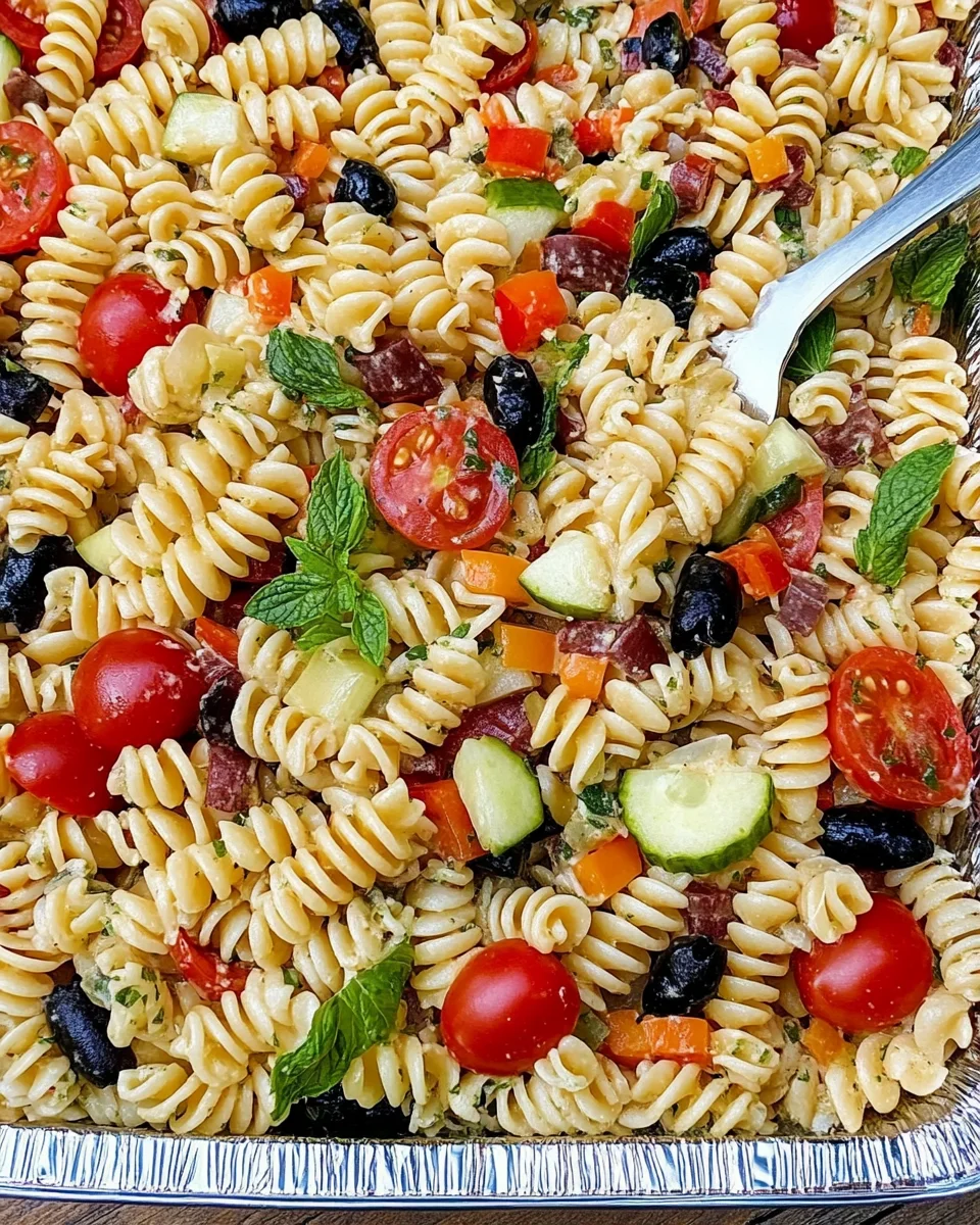 Pasta Salad For A Crowd Pasta