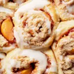Peach Cobbler Cinnamon Rolls Peach Cobbler Cinnamon Rolls