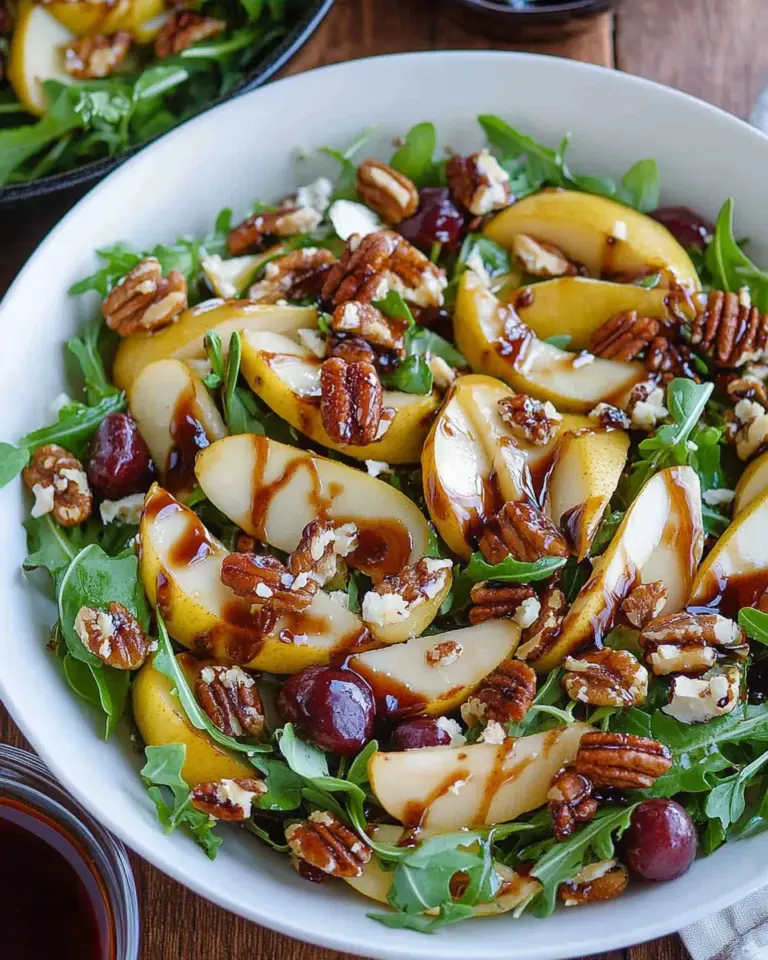 Pear Salad with Balsamic Vinaigrette