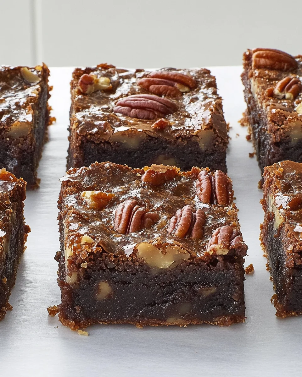 Pecan Pie Brownies Pecan