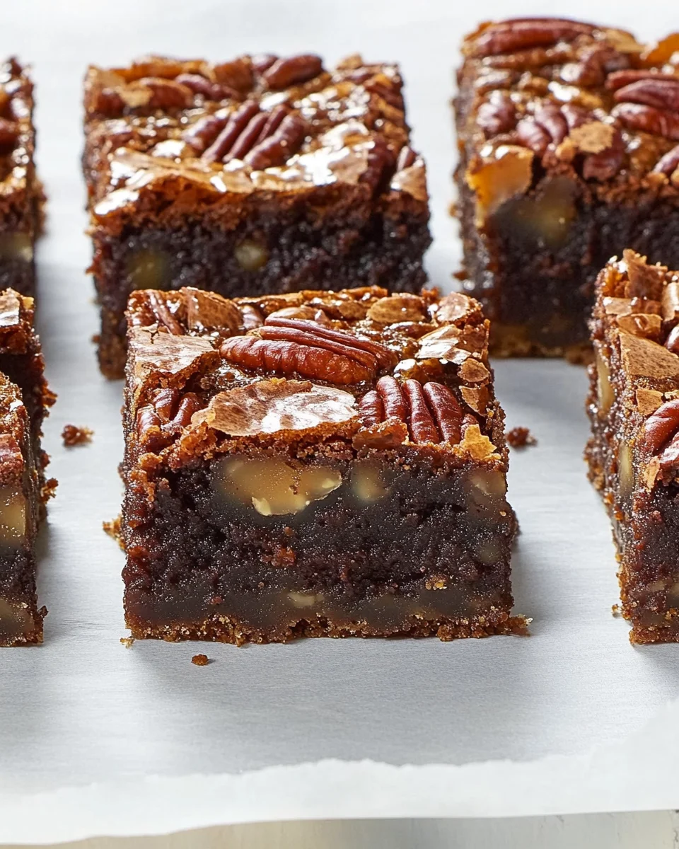 Pecan Pie Brownies Pecan
