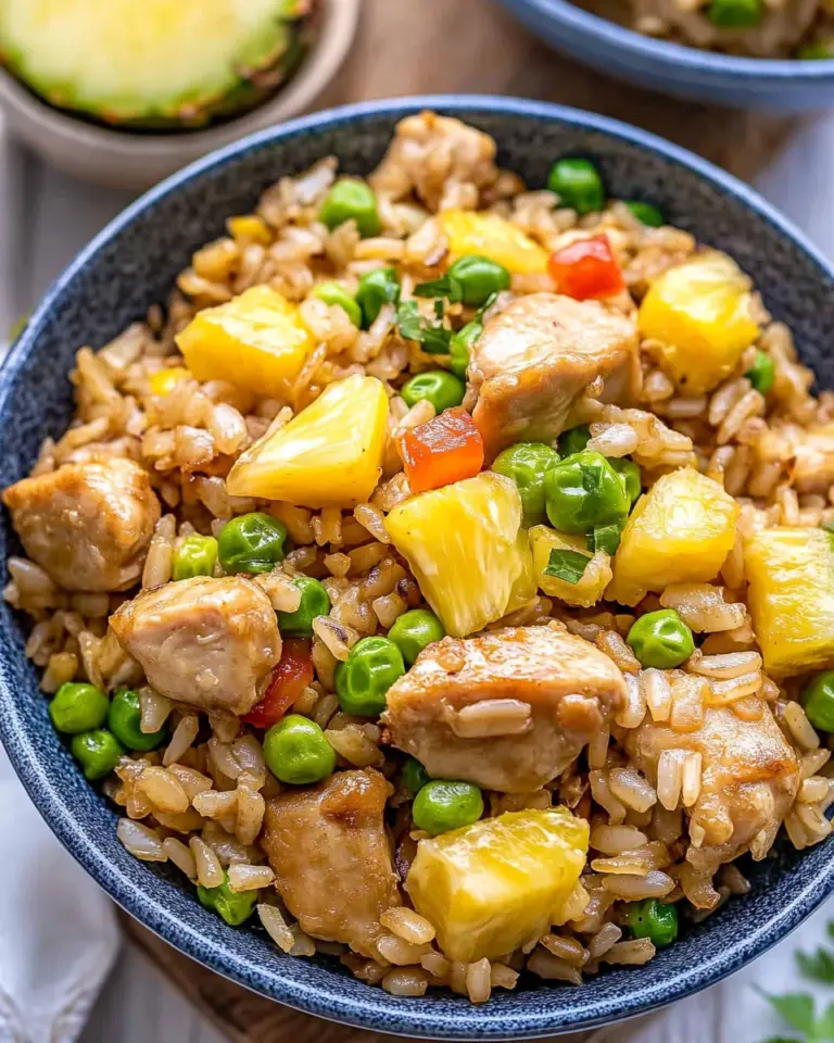 Pineapple Chicken Fried Rice