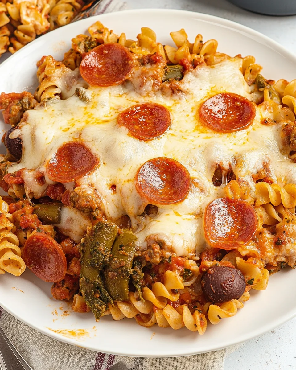 Pizza Pasta Casserole Pizza