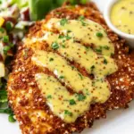 Pretzel Crusted Chicken with Honey Mustard Sauce Pretzel Crusted Chicken with Honey Mustard Sauce