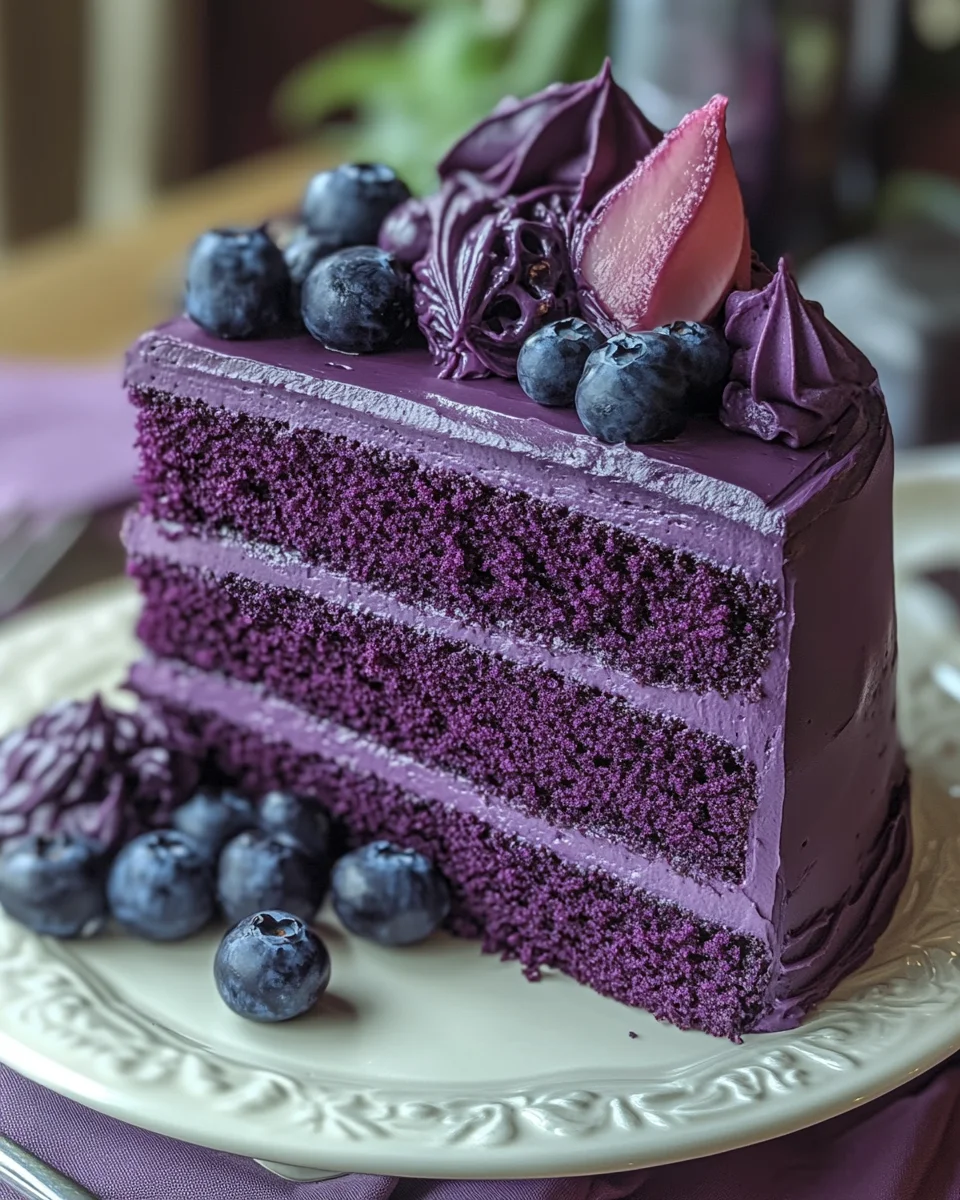 Purple Velvet Cake Purple