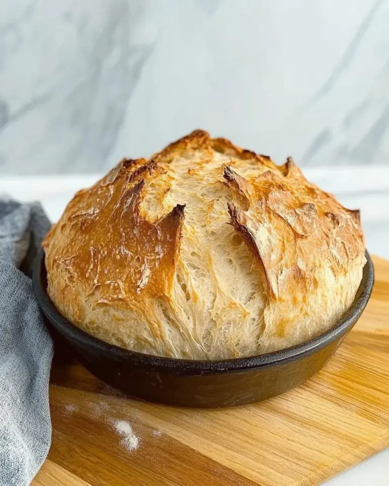Quick and Easy No-Knead Bread