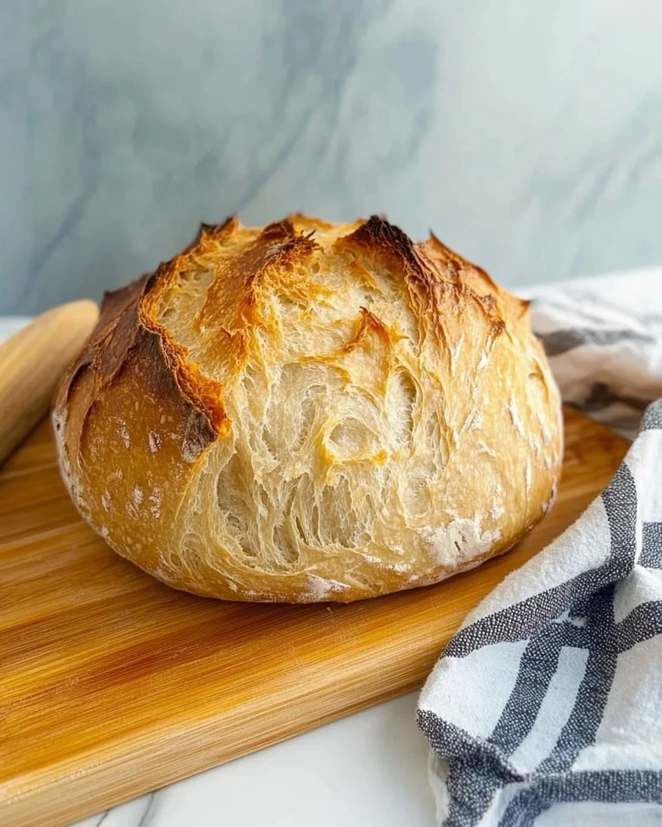 Quick and Easy No-Knead Bread Quick