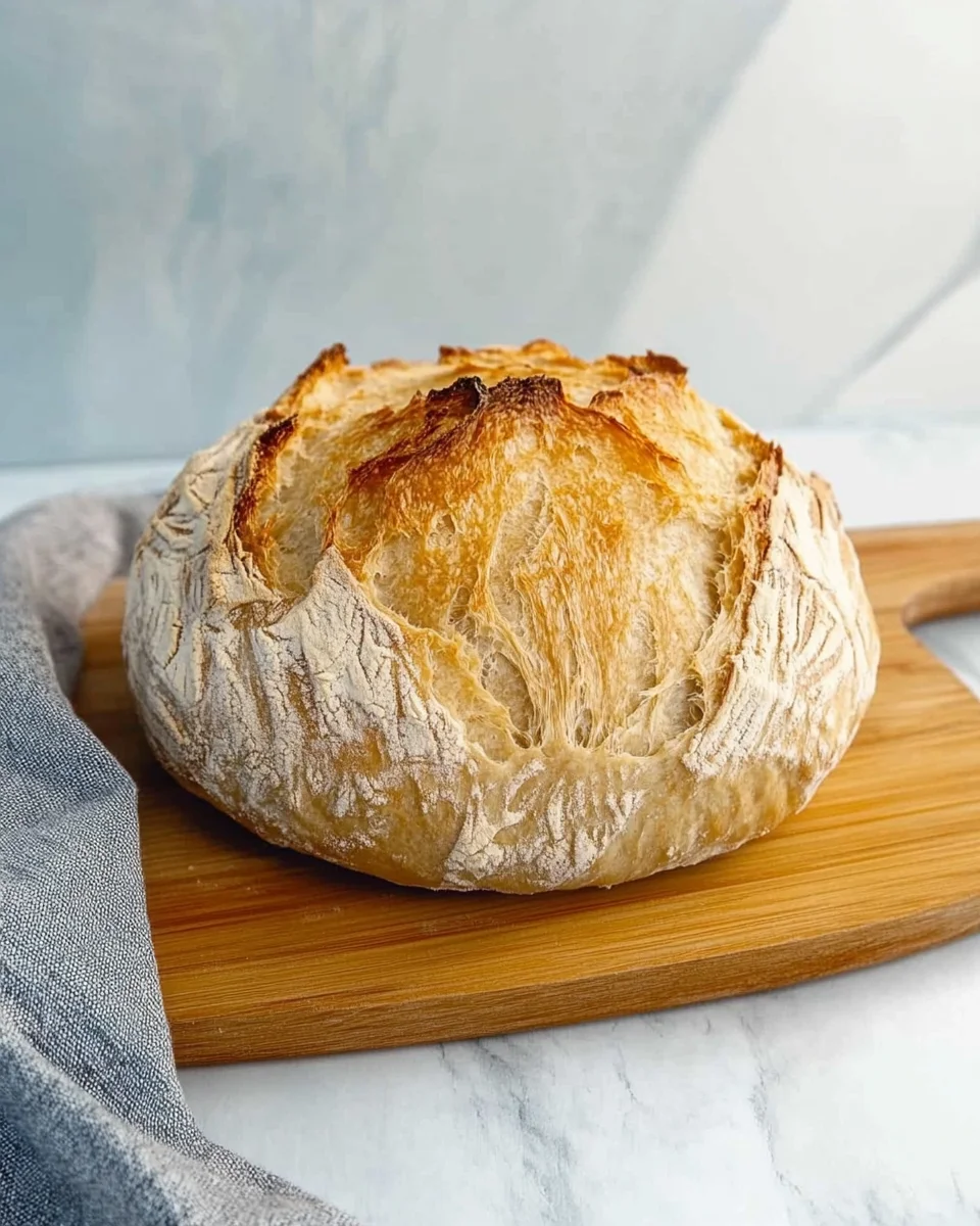 Quick and Easy No-Knead Bread Quick