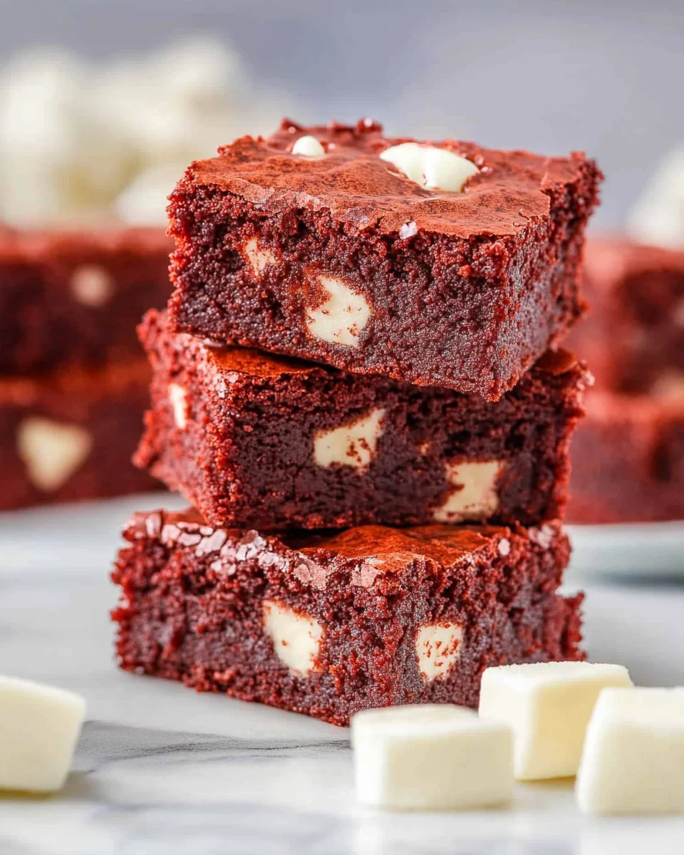 Red Velvet Brownies Red