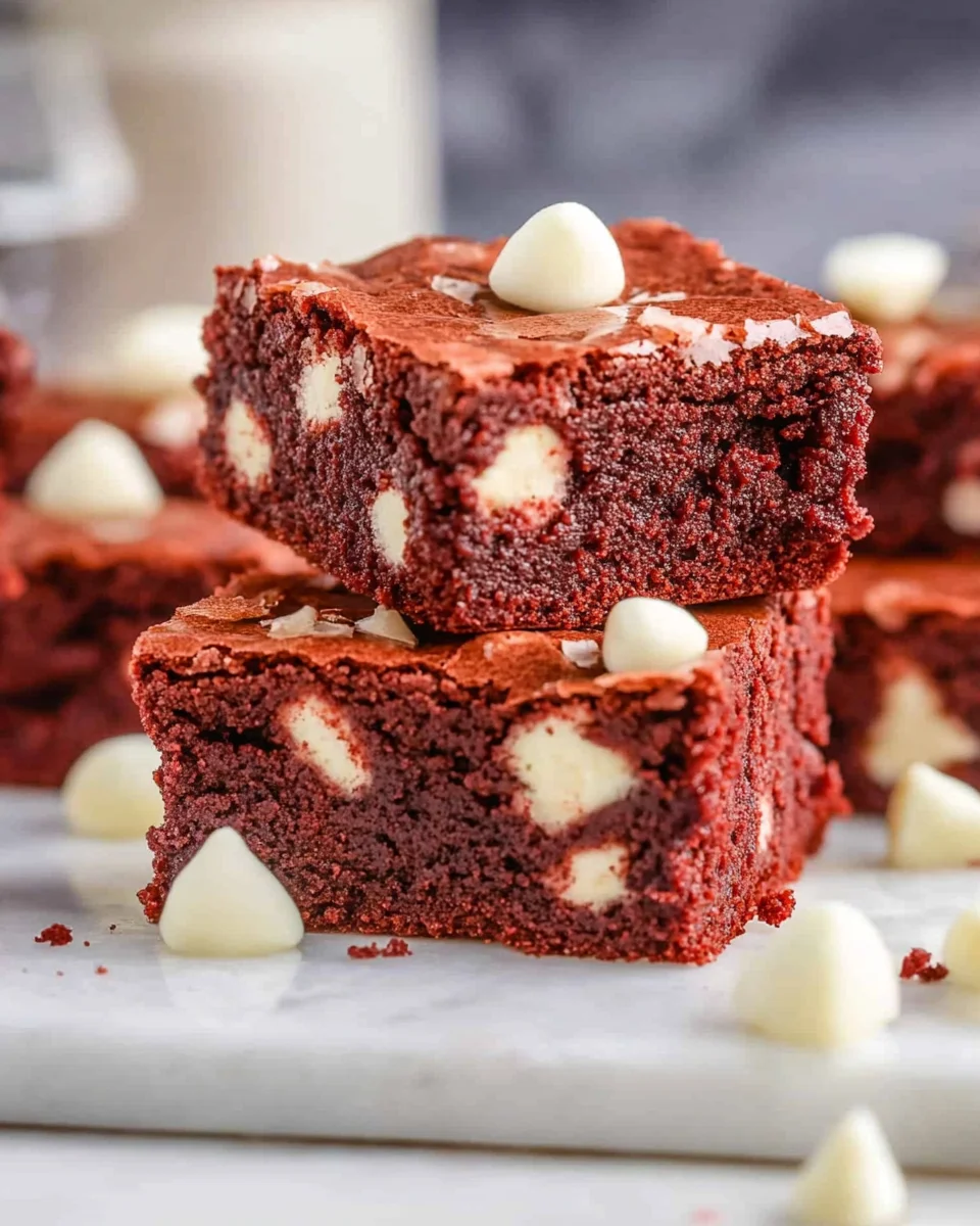 Red Velvet Brownies Red