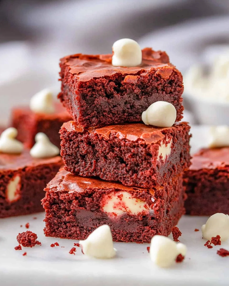 Red Velvet Brownies Red