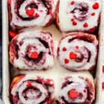 Red Velvet Cinnamon Rolls Red Velvet Cinnamon Rolls
