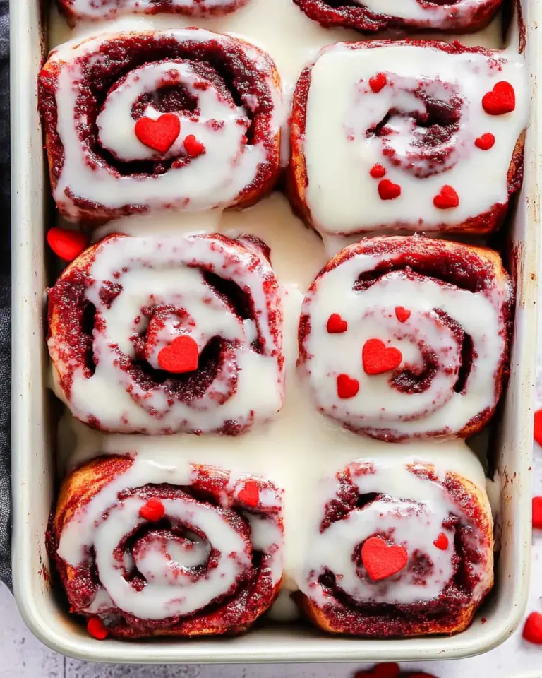 Red Velvet Cinnamon Rolls
