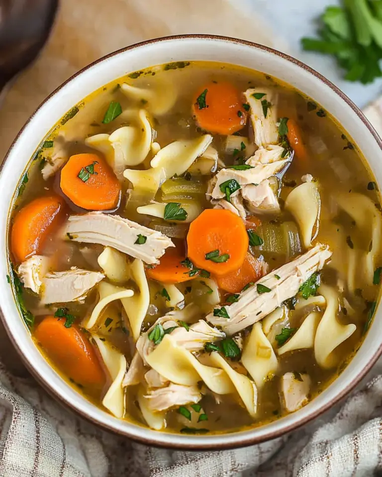 Rotisserie Chicken Noodle Soup