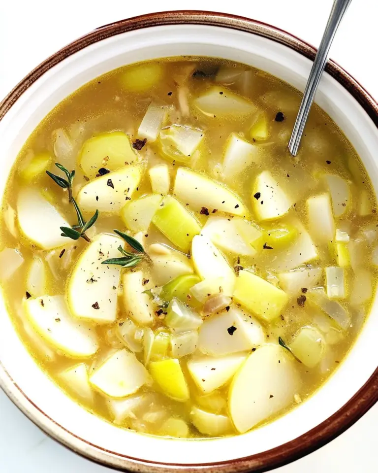 Rustic Potato Leek Soup