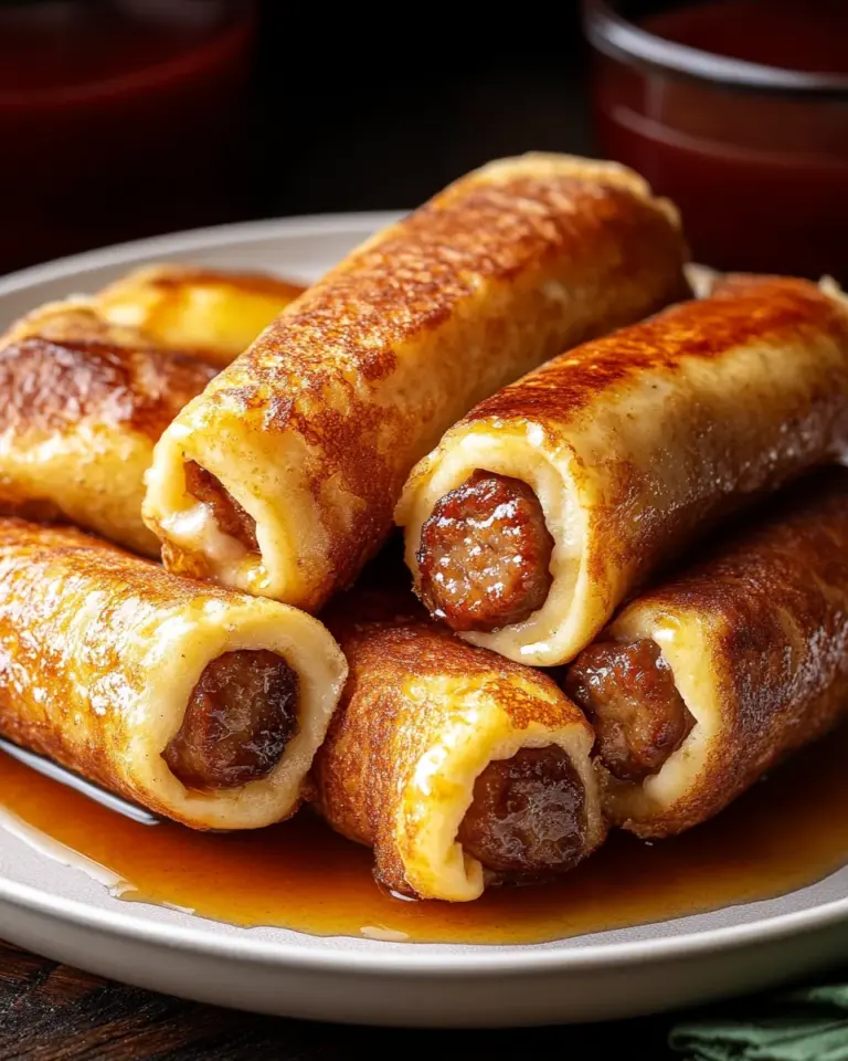 Sausage French Toast Roll-Ups