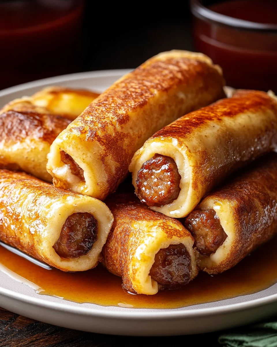 Sausage French Toast Roll-Ups Sausage French Toast Roll-Ups