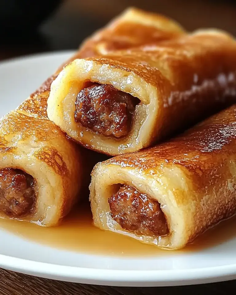 Sausage French Toast Roll-Ups Recipe
