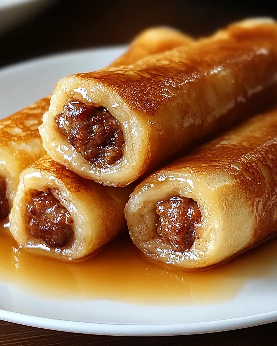 Sausage French Toast Roll-Ups Recipe Sausage