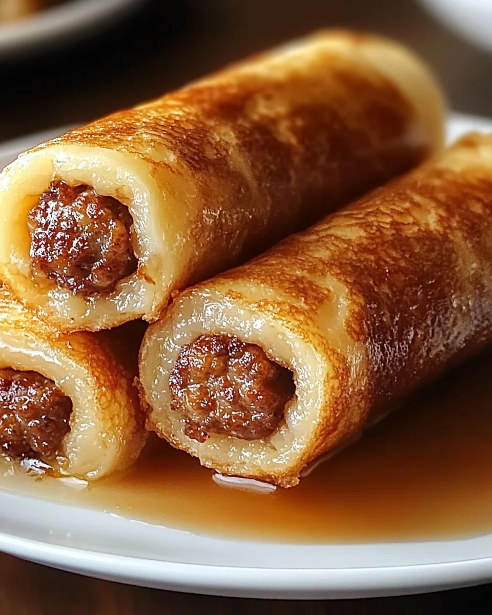 Sausage French Toast Roll-Ups Recipe Sausage