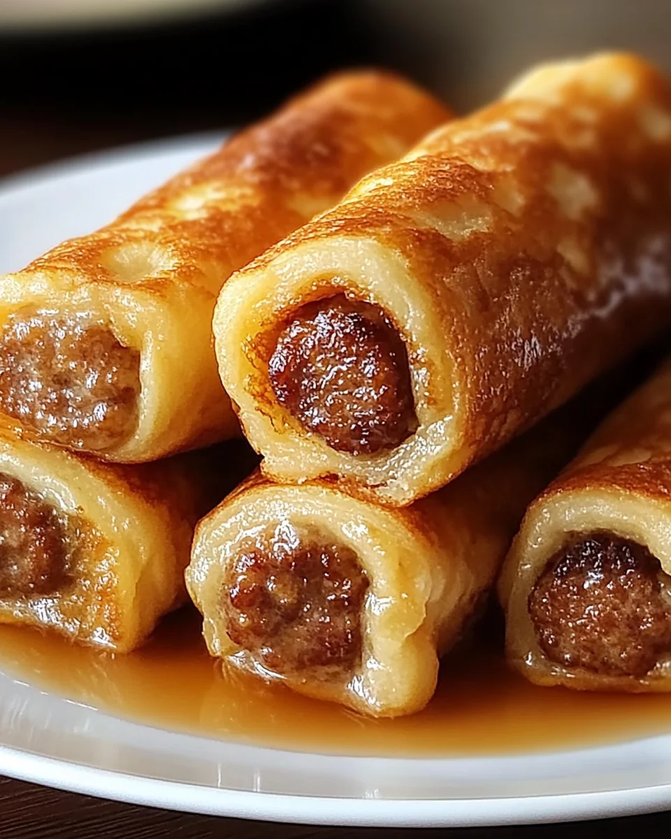 Sausage French Toast Roll-Ups Recipe Sausage
