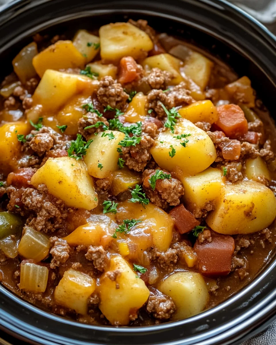Slow Cooker Cowboy Casserole Slow