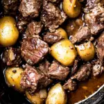 Slow Cooker Garlic Butter Beef Bites Slow Cooker Garlic Butter Beef Bites