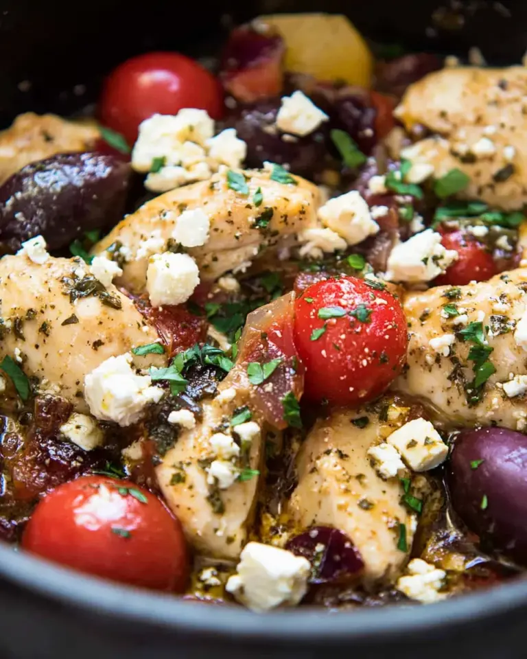 Slow Cooker Greek Chicken