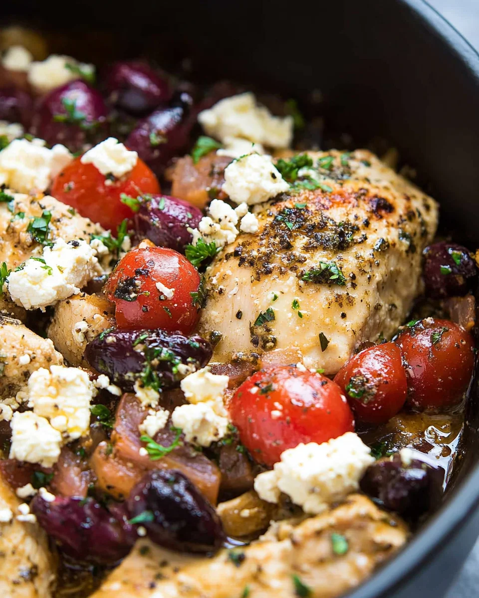 Slow Cooker Greek Chicken Slow