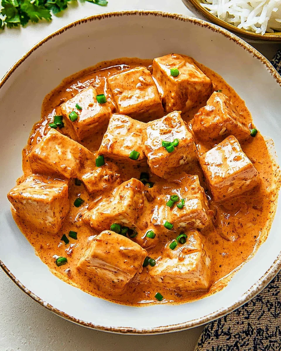 Spicy Tofu with Creamy Coconut Sauce Spicy