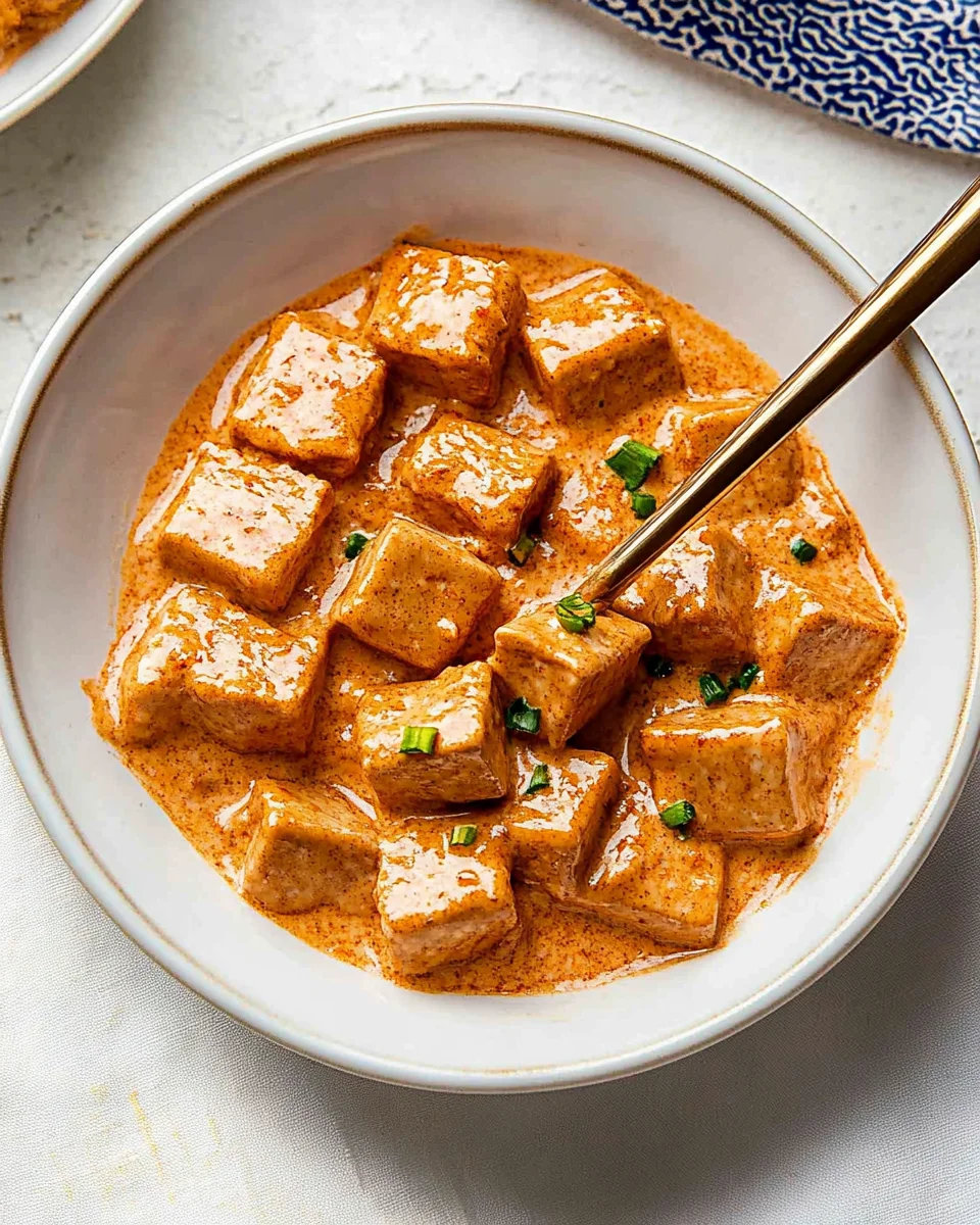 Spicy Tofu with Creamy Coconut Sauce Spicy
