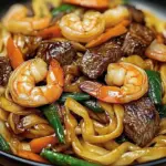 Steak & Shrimp Stir-Fried Noodles Steak & Shrimp Stir-Fried Noodles